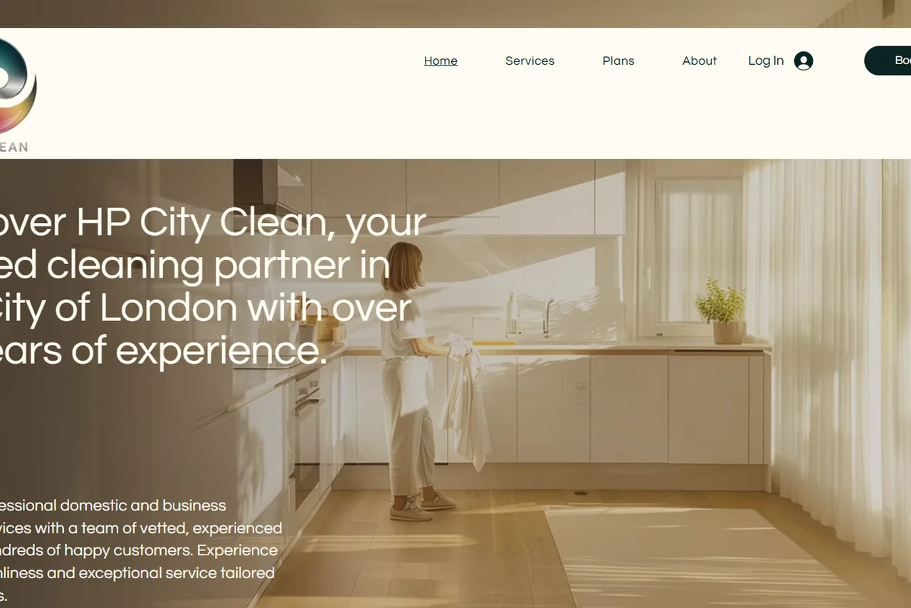 HP City Clean commercial cleaning services website